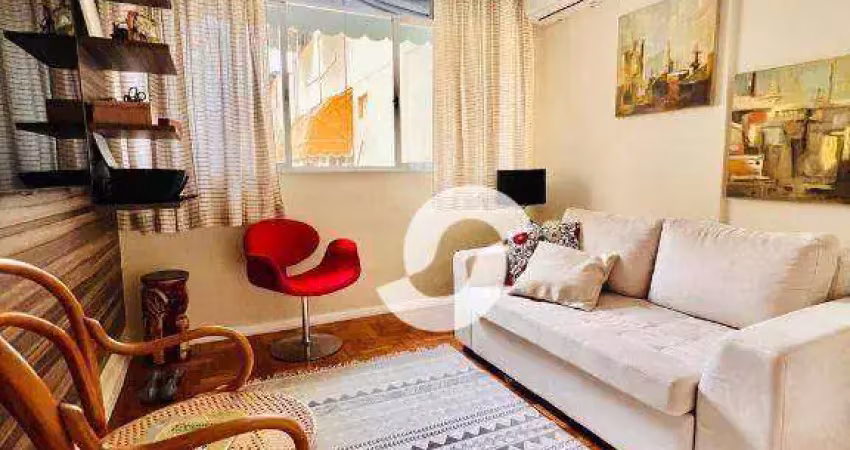 Apartamento com 2 dormitórios à venda, 62 m² por r$ 600.000,00 - icaraí - niterói/rj