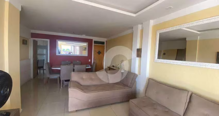 Apartamento com 3 dormitórios à venda, 112 m² por r$ 820.000,00 - itaipu - niterói/rj