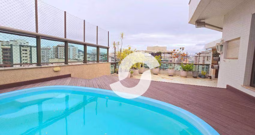 Cobertura com 3 dormitórios à venda, 225 m² por R$ 2.500.000,00 - Icaraí - Niterói/RJ
