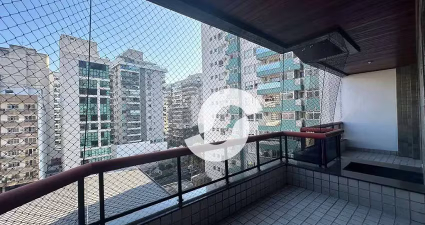 Apartamento com 4 dormitórios à venda, 195 m² por r$ 1.300.000,00 - icaraí - niterói/rj
