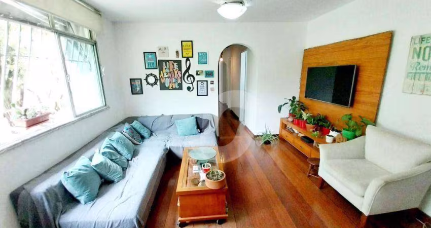 Apartamento com 3 dormitórios para alugar, 85 m² por R$ 3.855,29/mês - Santa Rosa - Niterói/RJ