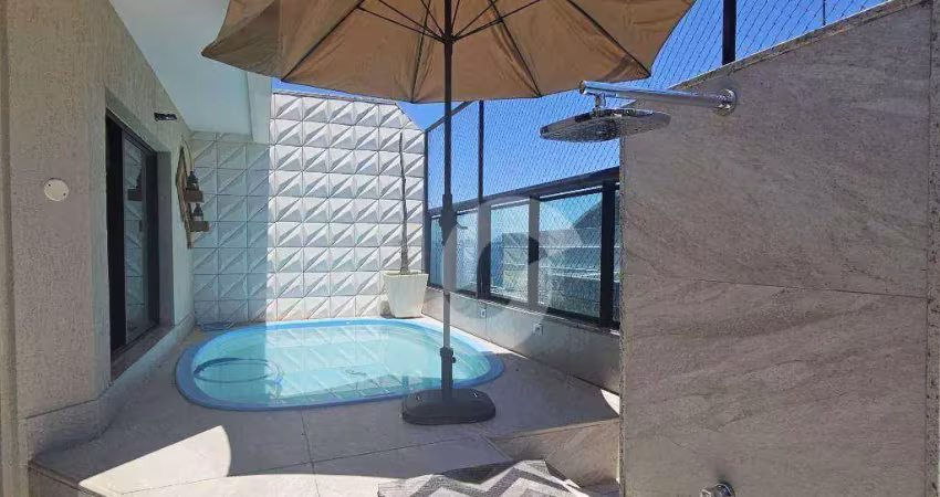 Cobertura com 3 dormitórios à venda, 178 m² por R$ 1.790.000,00 - Charitas - Niterói/RJ