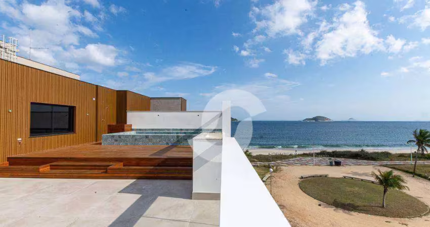 Cobertura com 4 dormitórios à venda, 305 m² por r$ 4.800.000,00 - camboinhas - niterói/rj