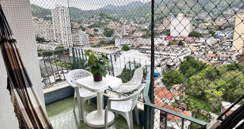 Apartamento com 2 dormitórios à venda, 90 m² por r$ 410.000,00 - fonseca - niterói/rj
