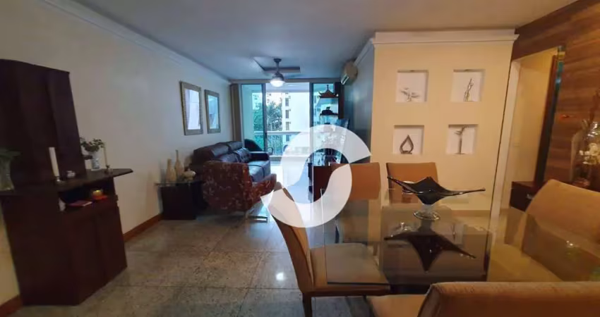 Ótimo apartamento com 3 dormitórios à venda, 120 m² por r$ 1.050.000 - icaraí - niterói/rj
