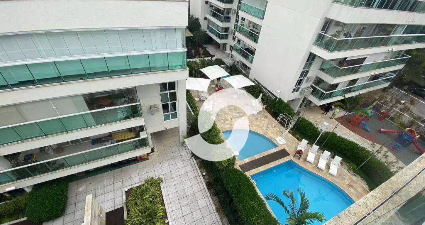 Cobertura com 3 dormitórios à venda, 188 m² por r$ 1.900.000,00 - itaipu - niterói/rj