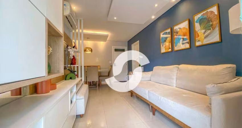 Apartamento com 3 dormitórios à venda, 94 m² por R$ 790.000,00 - Santa Rosa - Niterói/RJ