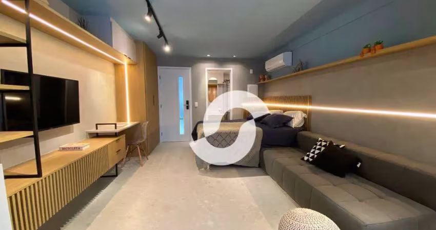 Apartamento à venda, 32 m² por r$ 450.000,00 - icaraí - niterói/rj