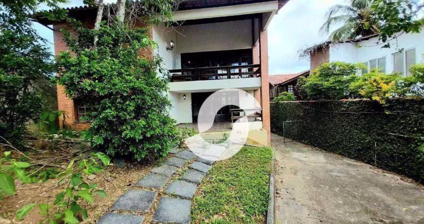 Casa à venda em largo da batalha 3 quartos 2 salas 4 vagas  centro de terreno,  niterói