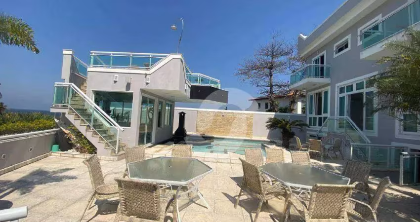 Casa com 5 dormitórios à venda, 682 m² por r$ 11.000.000,00 - camboinhas - niterói/rj