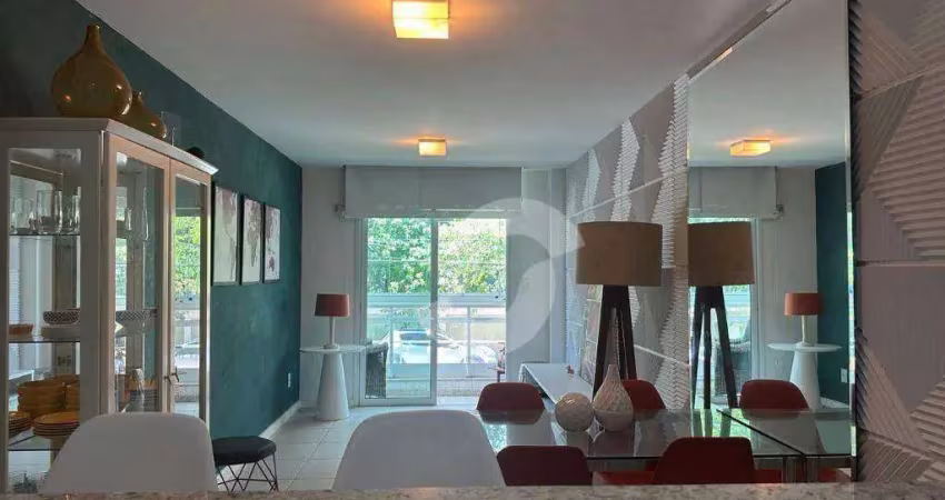 Apartamento com 1 dormitório à venda, 43 m² por R$ 498.000,00 - Itacoatiara - Niterói/RJ
