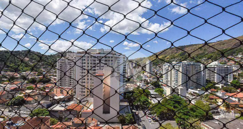 Apartamento com 3 dormitórios à venda, 84 m² por r$ 639.000,00 - santa rosa - niterói/rj
