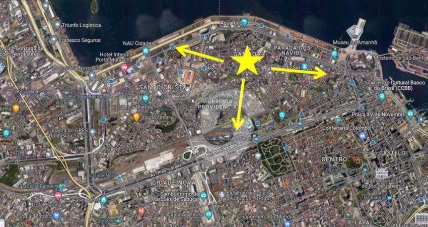 Galpão à venda, 500 m² por r$ 990.000,00 - gamboa - rio de janeiro/rj
