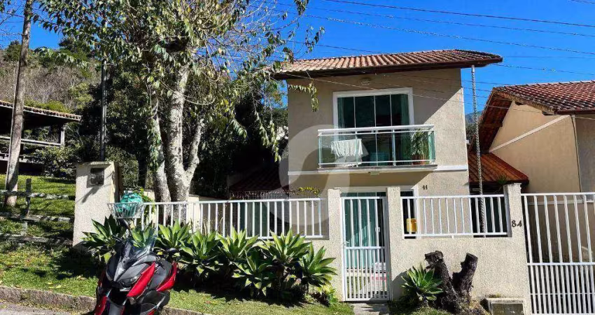 Casa com 2 dormitórios à venda, 77 m² por r$ 500.000,00 - cônego - nova friburgo/rj