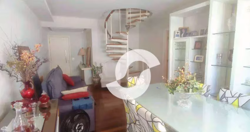 Cobertura com 4 dormitórios à venda, 210 m² por r$ 1.779.900,00 - icaraí - niterói/rj