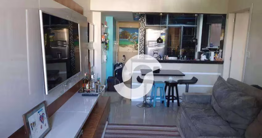 Apartamento à venda, 77 m² por r$ 549.000,00 - centro - niterói/rj