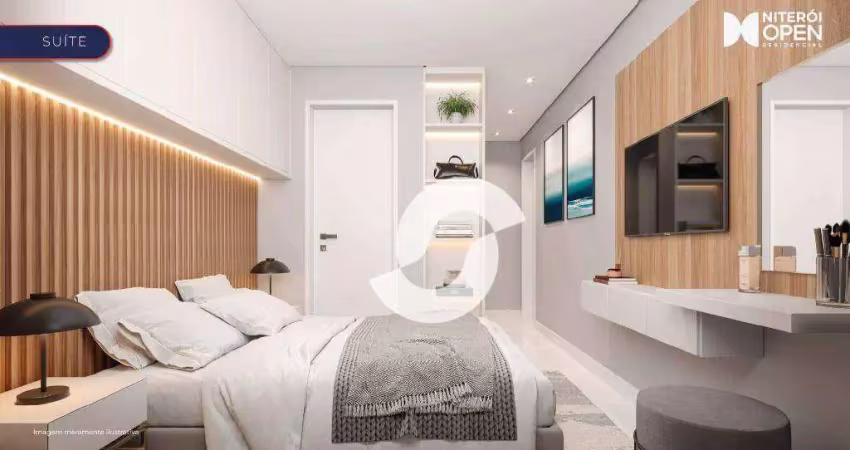 Apartamento com 2 dormitórios à venda, 50 m² por r$ 330.000,00 - fonseca - niterói/rj