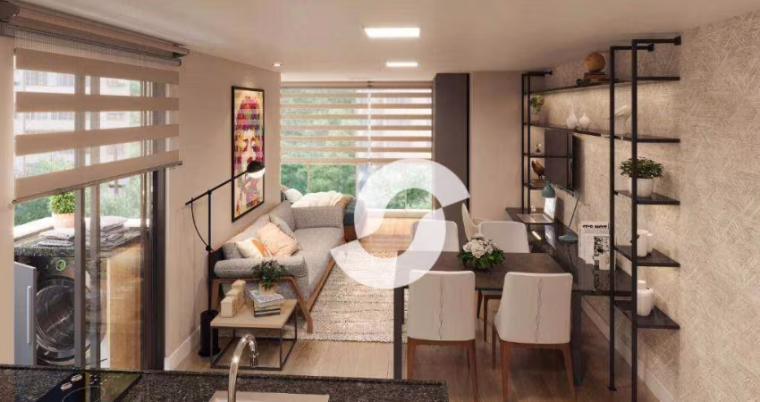 Studio com 1 dormitório à venda, 36 m² por R$ 525.000,00 - Icaraí - Niterói/RJ