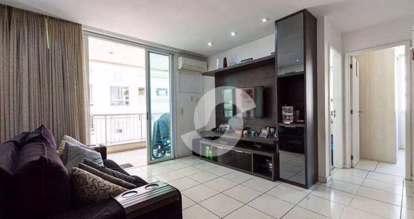 Apartamento com 2 dormitórios à venda, 85 m² por r$ 640.000,00 - santa rosa - niterói/rj