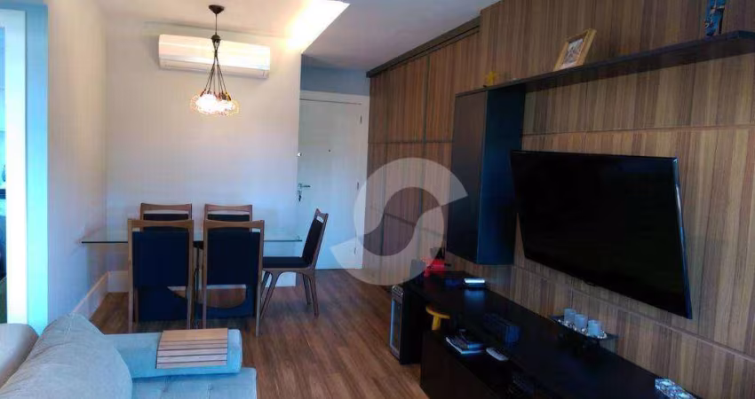 Apartamento com 2 dormitórios à venda, 68 m² por R$ 730.000,00 - Itaipu - Niterói/RJ
