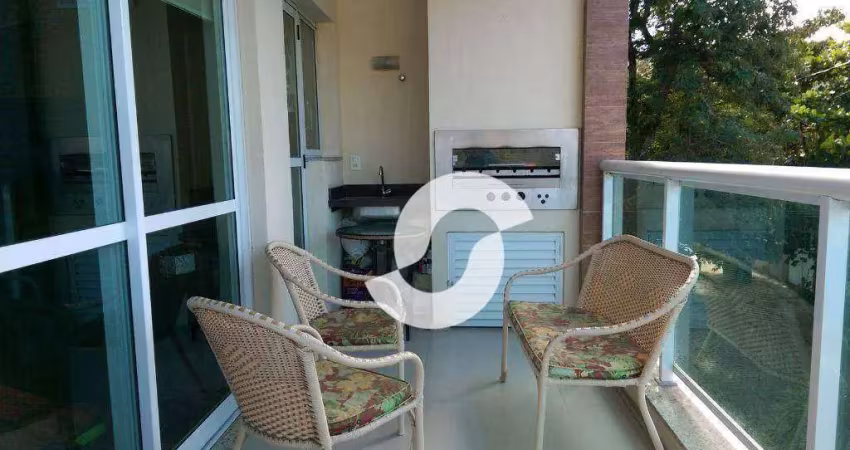 Apartamento com 2 dormitórios à venda, 68 m² por r$ 690.000,00 - itaipu - niterói/rj