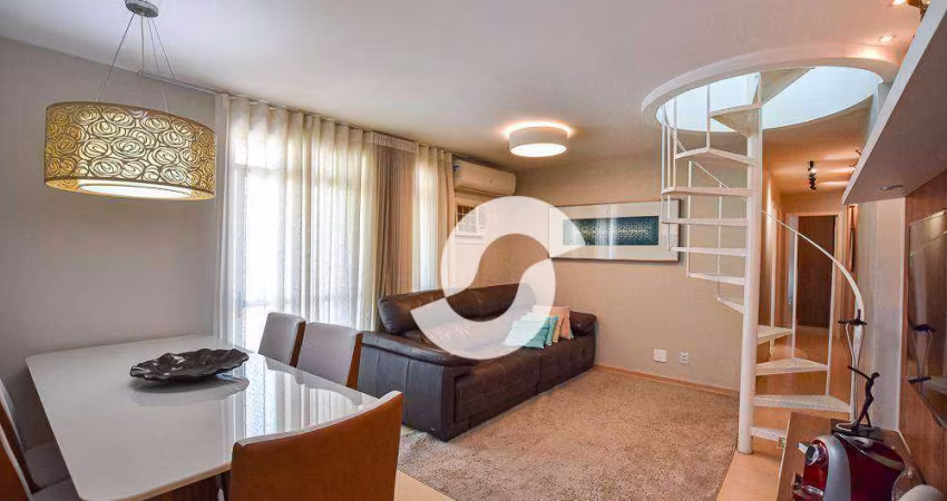 Cobertura com 3 dormitórios à venda, 200 m² por R$ 1.080,00 - Icaraí - Niterói/RJ