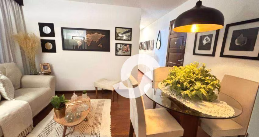 Apartamento com 2 dormitórios à venda, 53 m² por R$ 325.000,00 - Santa Rosa - Niterói/RJ