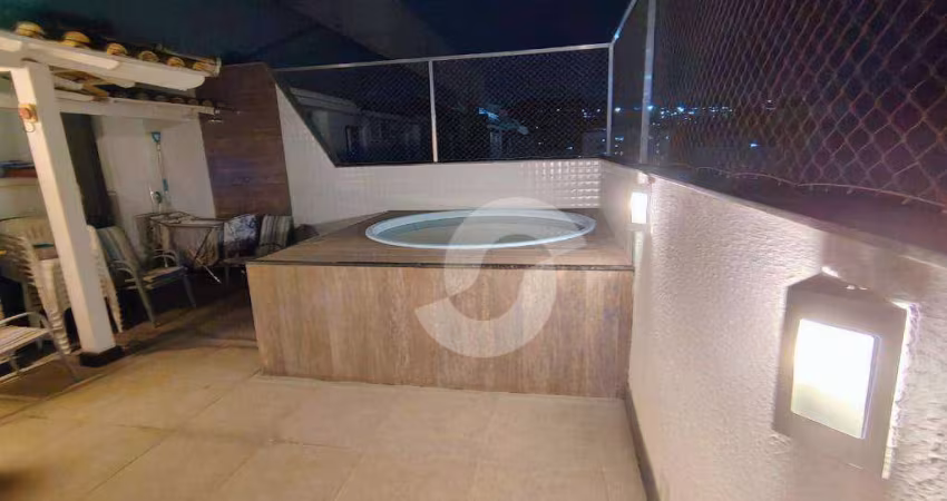 Cobertura com 3 dormitórios à venda, 245 m² por R$ 1.000.000,00 - Santa Rosa - Niterói/RJ
