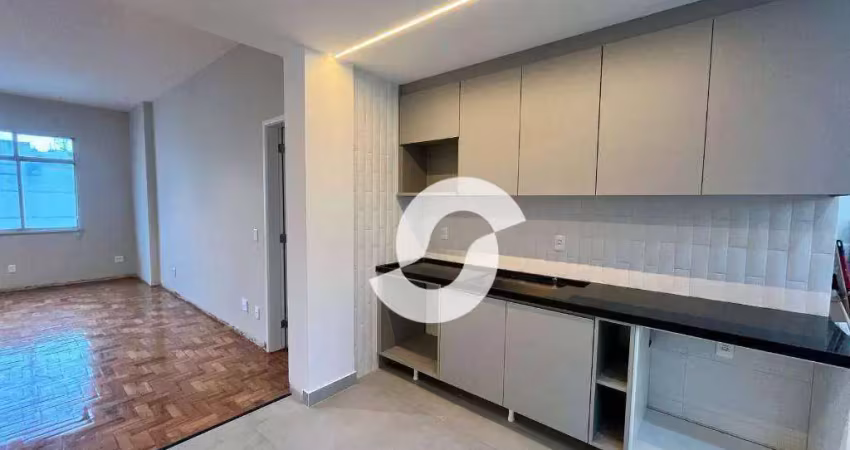 Miolo de icaraí, totalmente reformado! 110m², 3 quartos (1suíte) + vaga - r$895.000