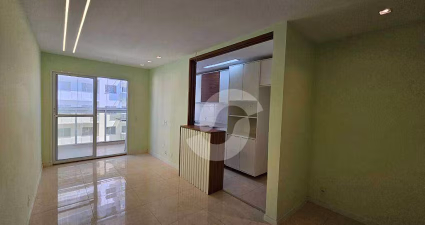 Apartamento com 2 dormitórios à venda, 65 m² por R$ 440.000,00 - Largo da Batalha - Niterói/RJ