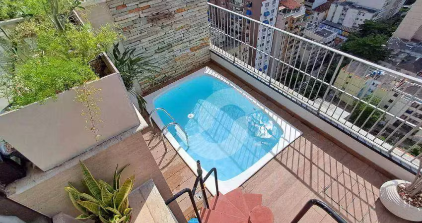 Cobertura duplex com 3 dormitórios à venda, 145 m² por r$ 1.320.000 - icaraí - niterói/rj