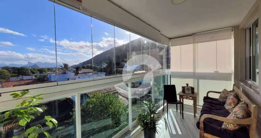 Apartamento com 3 dormitórios à venda, 150 m² por r$ 750.000,00 - são francisco - niterói/rj