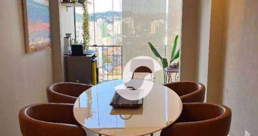 Apartamento com 2 dormitórios à venda, 67 m² por R$ 520.000,00 - Icaraí - Niterói/RJ