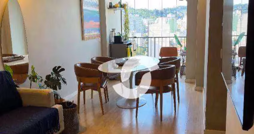 Apartamento com 2 dormitórios à venda, 67 m² por r$ 420.000,00 - icaraí - niterói/rj