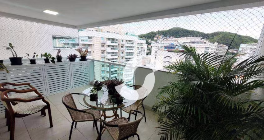 Oportunidade!!! Excelente apartamento com 3 dormitórios à venda, 98 m² por R$ 860.000 - Santa Rosa - Niterói/RJ