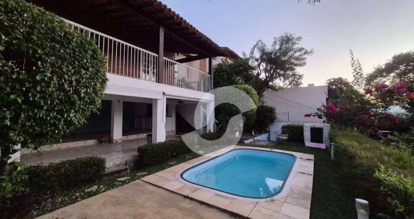 Casa com 4 dormitórios à venda, 270 m² por r$ 1.585.000,00 - itaipu - niterói/rj