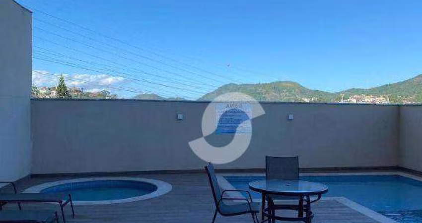 Apartamento com 2 dormitórios, 65 m² - venda por R$ 400.000,00 ou aluguel por R$ 3.160,00/mês - Largo da Batalha - Niterói/RJ
