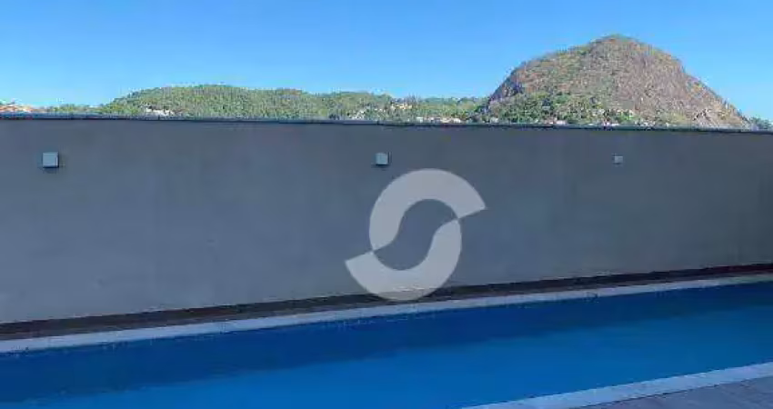Apartamento com 2 dormitórios à venda, 65 m² - largo da batalha - niterói/rj