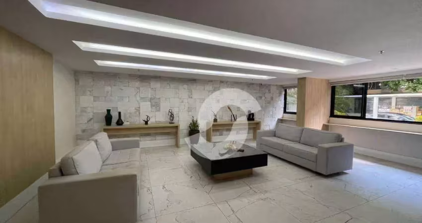 Amplo apartamento com 3  quartos e vaga, 100 m² por R$ 700.000 - Icaraí - Niterói/RJ