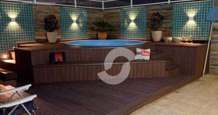Apartamento com 2 dormitórios para alugar, 97 m² por R$ 5.033,78/mês - Badu - Niterói/RJ