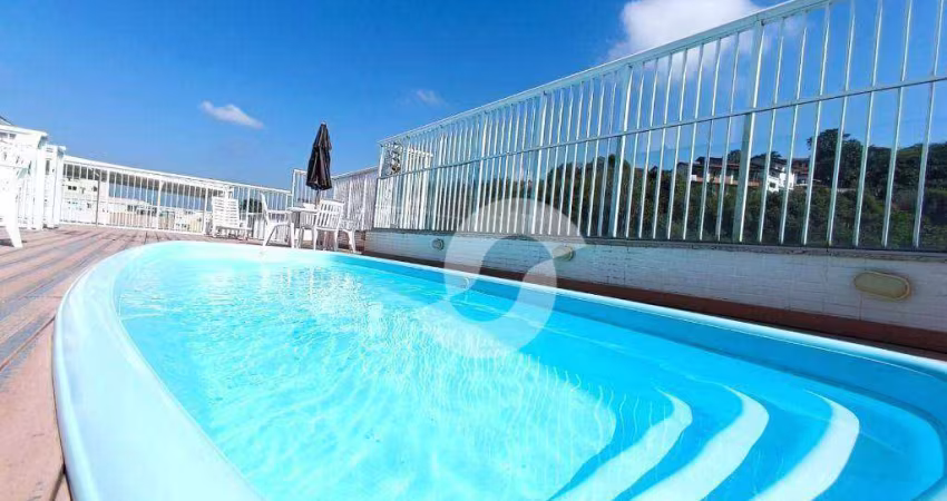 Apartamento com 3 dormitórios para alugar, 110 m² - Badu - Niterói/RJ