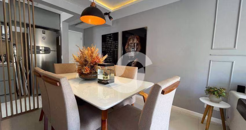 Apartamento com 2 dormitórios à venda, 58 m² por R$ 288.000,00 - Centro - São Gonçalo/RJ