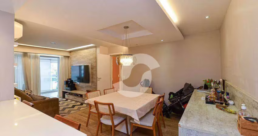 Apartamento com 3 dormitórios à venda, 117 m² por r$ 1.250.000,00 - icaraí - niterói/rj