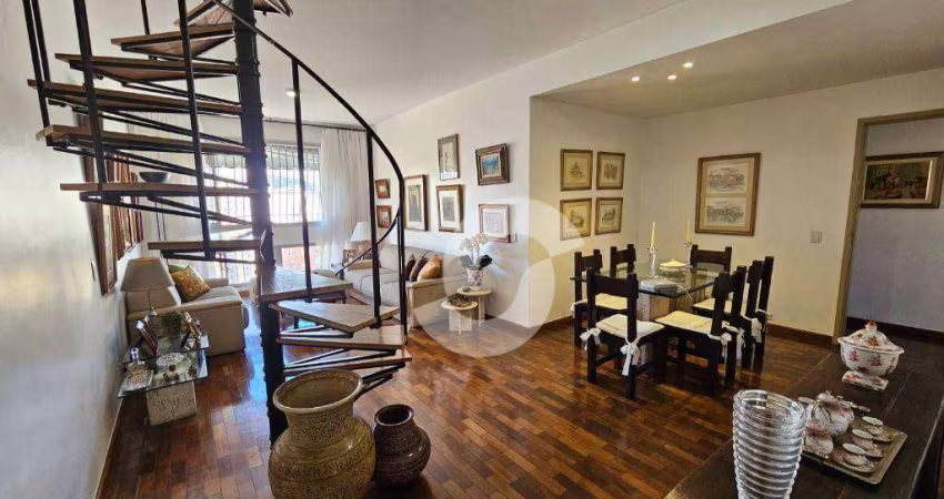 Cobertura com 3 dormitórios à venda, 153 m² por R$ 2.000.000,00 - Icaraí - Niterói/RJ