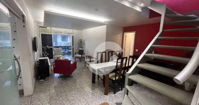 Cobertura Vista Mar com 3 dormitórios à venda, 248 m² por R$ 2.500.000 - Camboinhas - Niterói/RJ