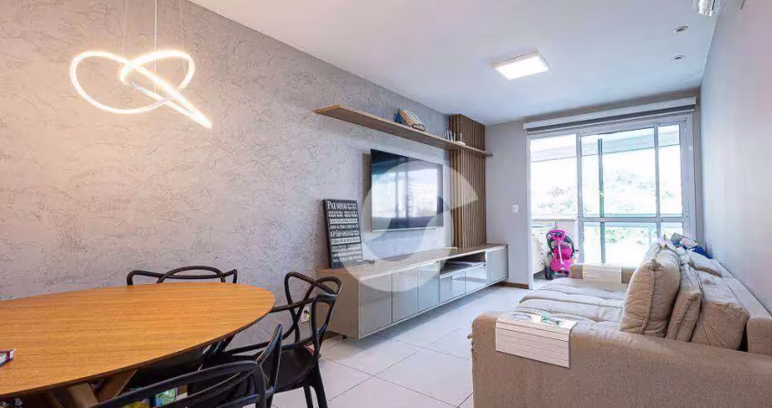 Apartamento com 2 dormitórios à venda, 72 m² por R$ 750.000,00 - Santa Rosa - Niterói/RJ