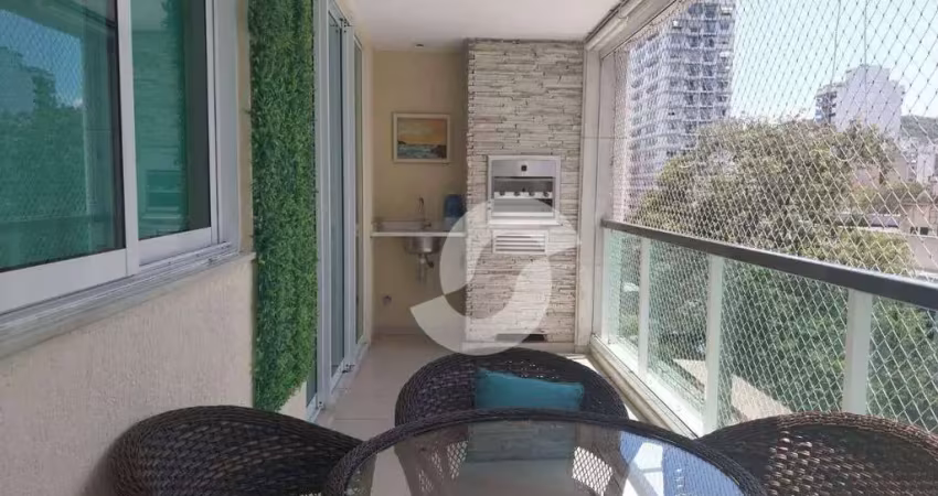 Apartamento com 3 dormitórios à venda, 136 m² por R$ 1.200.000,00 - Jardim Icaraí - Niterói/RJ