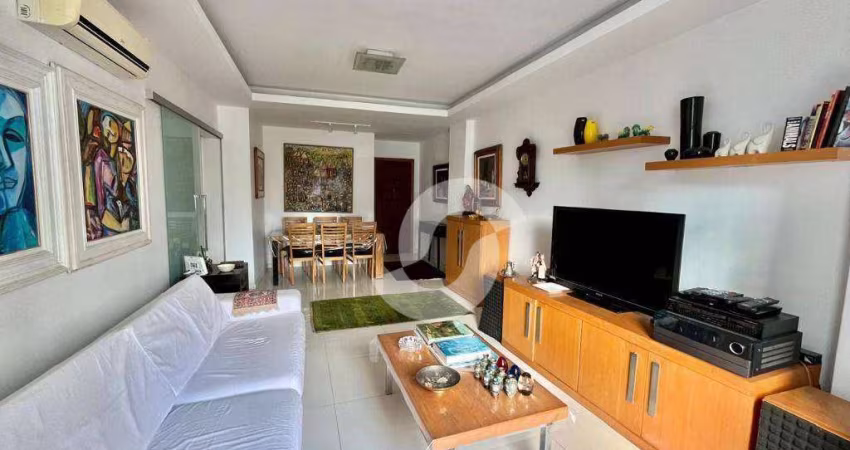 Miolo de Icaraí, a 1 quadra da Praia. Excelente 3 quartos com suíte e hidromassagem. 1 vaga de carro - R$1.200.000