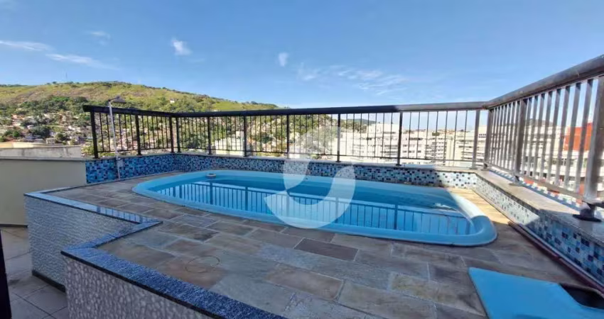 Exclusiva cobertura linear com vista panorâmica – um refúgio no céu de niterói! ??