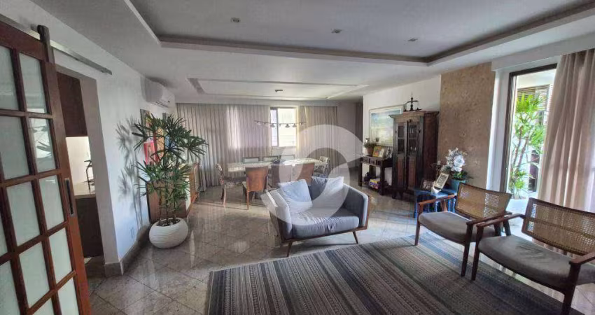 Apartamento com 4 dormitórios suítes 3 varandas, à venda, 180 m² por R$ 1.700.000 - Icaraí - Niterói/RJ
